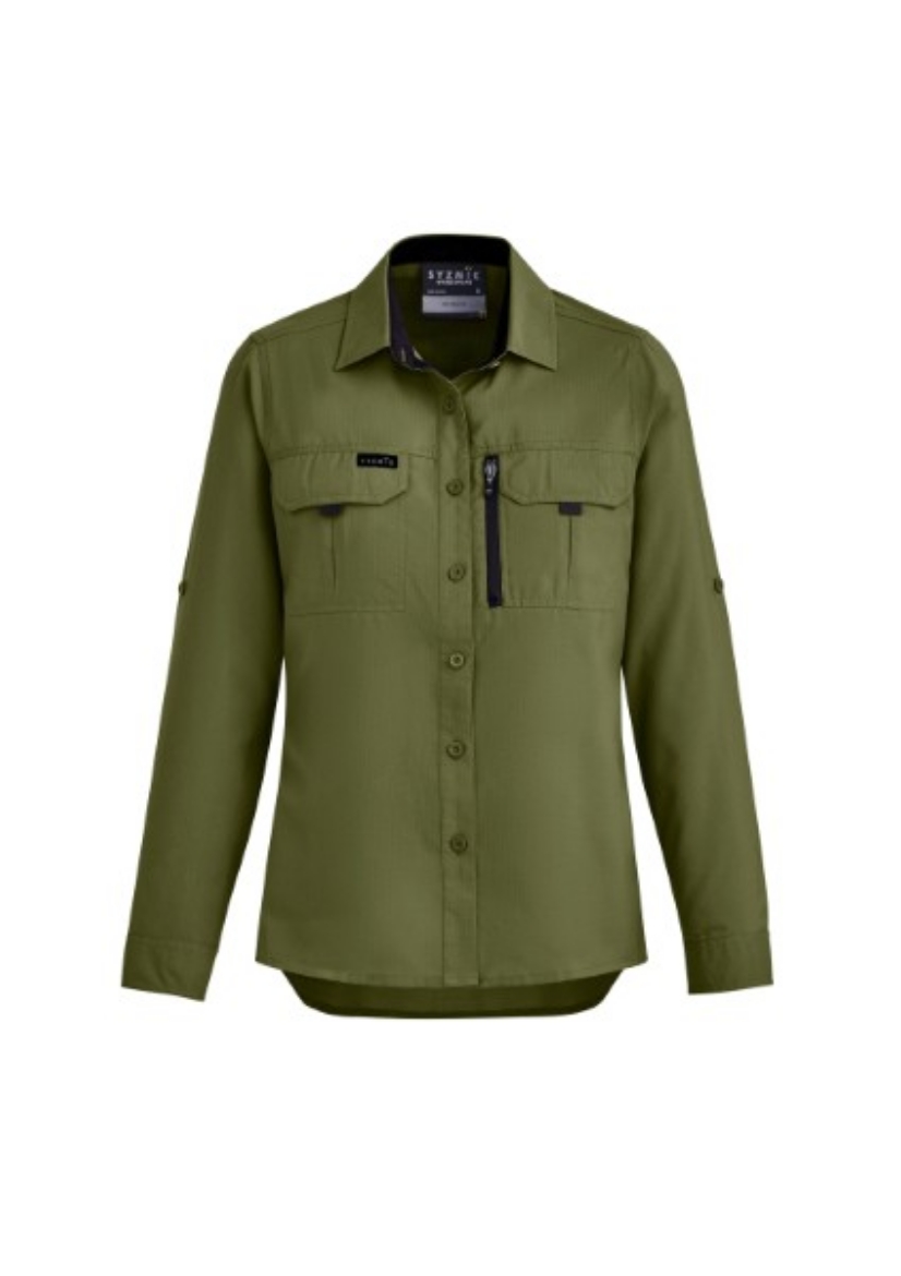 Picture of Syzmik Ladies Outdoor Shirt Polyester Ripstop Long Sleeve