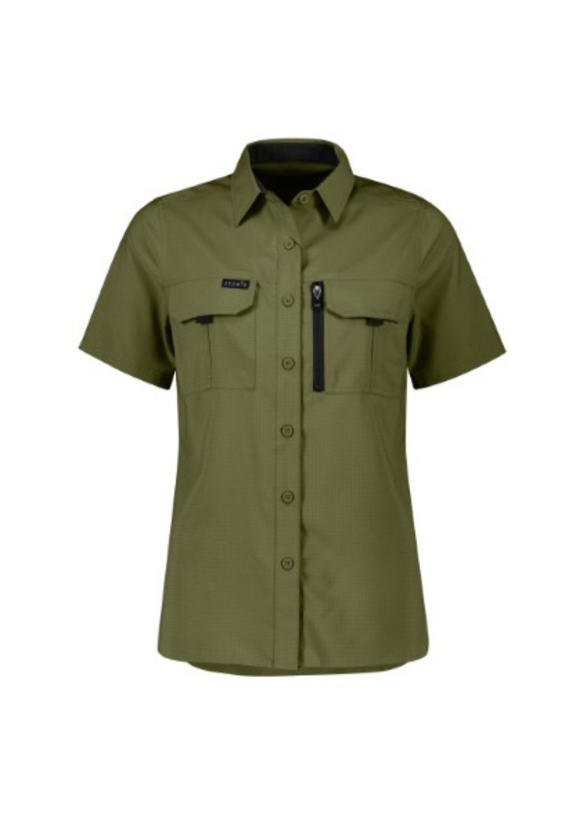 Picture of Syzmik Ladies Outdoor Shirt Polyester Ripstop Short Sleeve