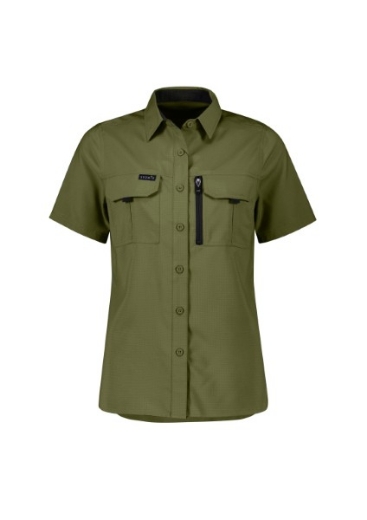 Picture of Syzmik Ladies Outdoor Shirt Polyester Ripstop Short Sleeve