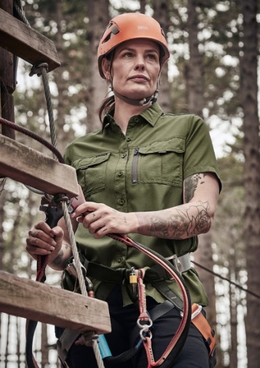 Picture of Syzmik Ladies Outdoor Shirt Polyester Ripstop Short Sleeve