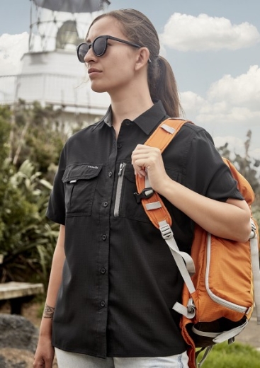 Picture of Syzmik Ladies Outdoor Shirt Polyester Ripstop Short Sleeve