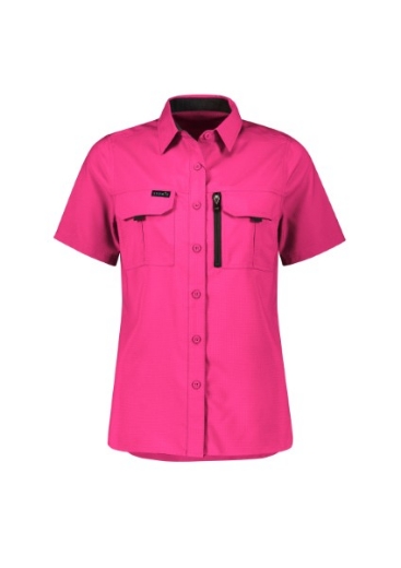 Picture of Syzmik Ladies Outdoor Shirt Polyester Ripstop Short Sleeve