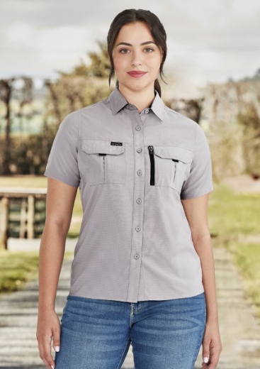 Picture of Syzmik Ladies Outdoor Shirt Polyester Ripstop Short Sleeve