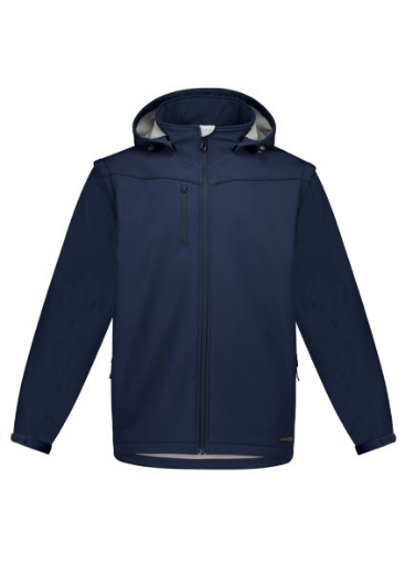 Picture of Syzmik Workwear Unisex Streetworx 2 in 1 Stretch Softshell Jacket