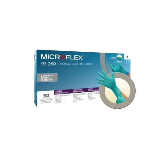 Picture of Ansell Triple Layer High Chemical Protection Single Use Gloves (Box of 50)