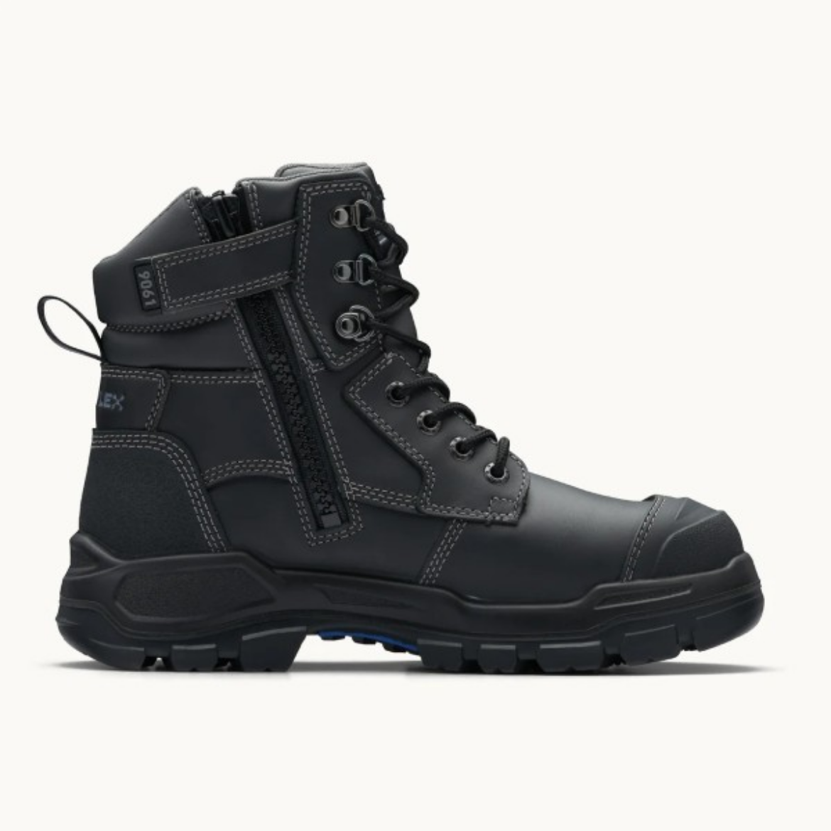 Picture of Blundstone ROTOFLEX 150mm Zip Sided Safety Boot Black