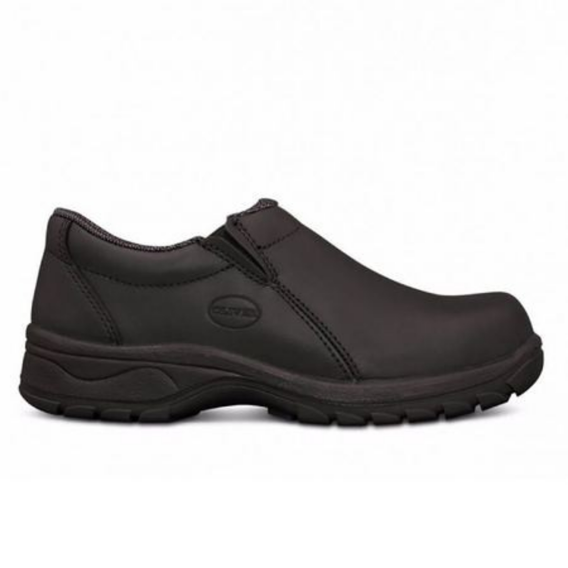 Picture of Oliver Ladies Slip On Shoe Elastic Gusset Black