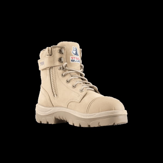 Picture of Steel Blue Ladies Argyle Zip Scuff Boot TPU