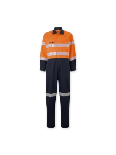 Picture of King Gee Originals Spliced Hi Vis Taped Overall
