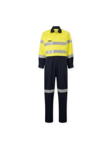 Picture of King Gee Originals Spliced Hi Vis Taped Overall