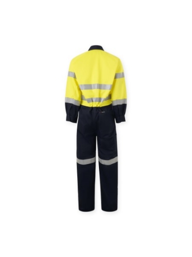 Picture of King Gee Originals Spliced Hi Vis Taped Overall