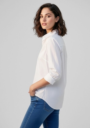 Picture of Biz Collection Ladies Memphis Shirt Long Sleeve 60% Cotton 40% Polyester