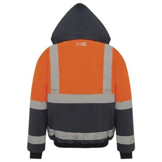 Picture of Workit Hi-Vis 2 Tone Wet Weather Bomber Taped Jacket