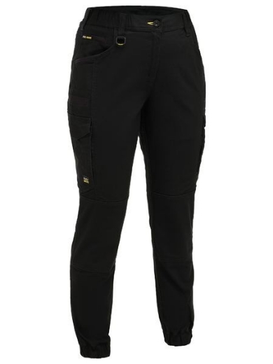 Picture of Bisley Ladies Flex and Move Elastic Waist Cargo Cuffed Pants