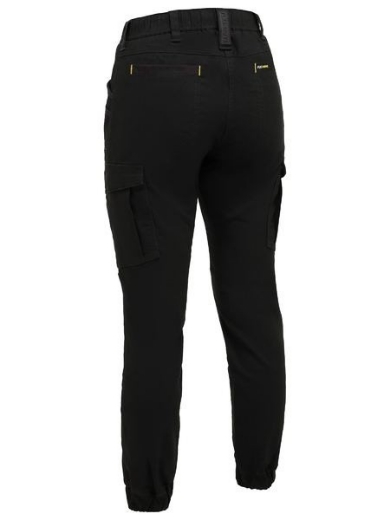 Picture of Bisley Ladies Flex and Move Elastic Waist Cargo Cuffed Pants