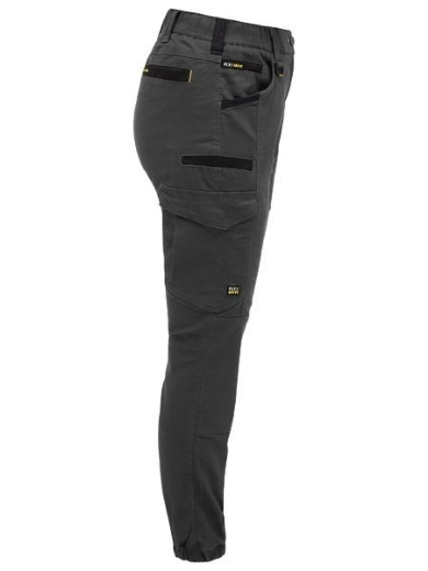 Picture of Bisley Ladies Flex and Move Elastic Waist Cargo Cuffed Pants