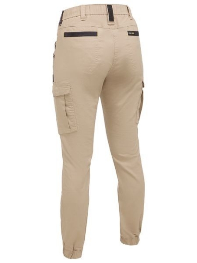 Picture of Bisley Ladies Flex and Move Elastic Waist Cargo Cuffed Pants