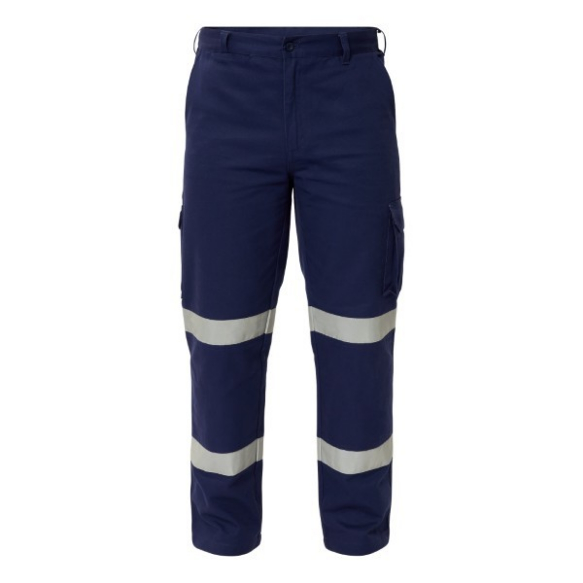 Picture of Workcraft NexGen Cotton Drill Cargo Pants with Double Hoop Reflective Tape
