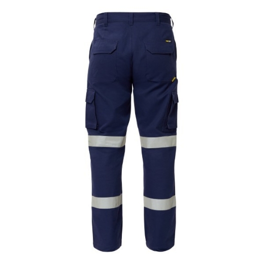 Picture of Workcraft NexGen Cotton Drill Cargo Pants with Double Hoop Reflective Tape