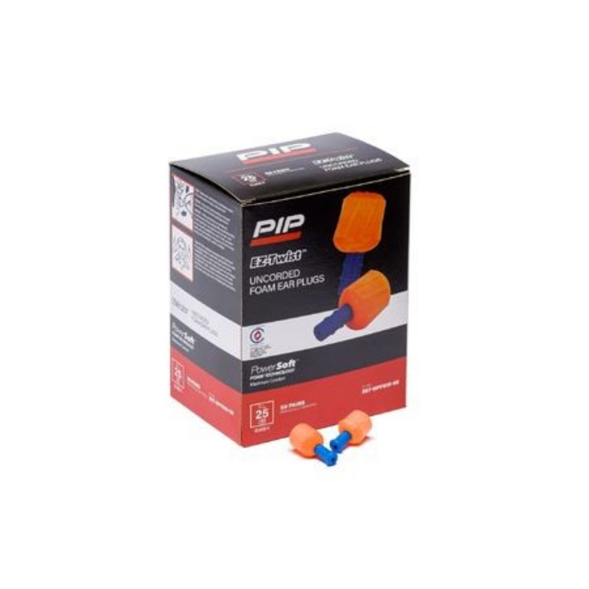 Picture of Powersoft Ez-Twist Hybrid Earplugs Uncorded (50 Pairs)