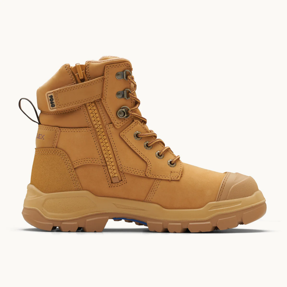 Picture of Blundstone ROTOFLEX 150mm Zip Sided Lace up Safety Boot Wheat