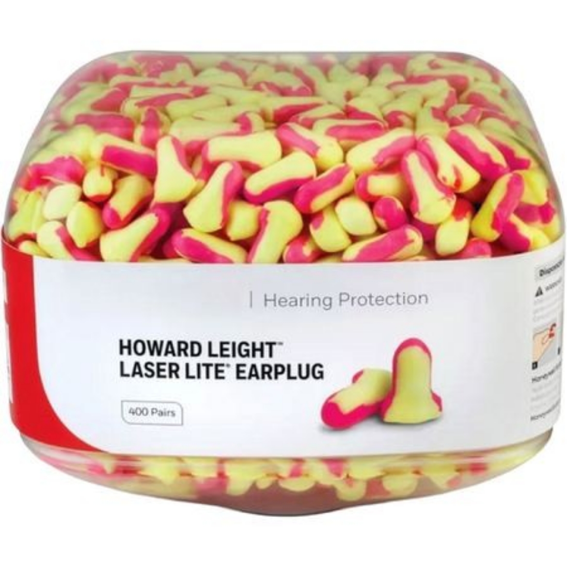 Picture of Howardleight Prefilled canister of 400 pairs Laser Lite Earplugs