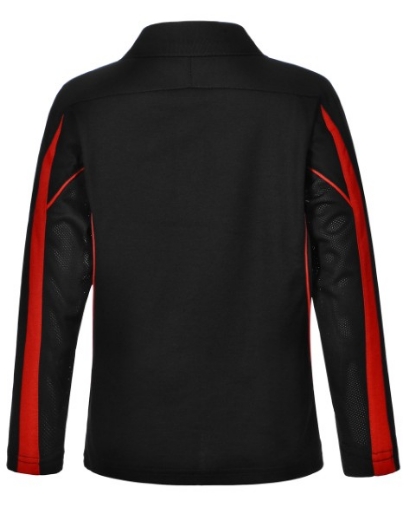 Picture of Winning Spirit Kids Celebrity Polo Shirt Long Sleeve 60% Cotton 40% CoolDry Polyester with breathable mesh panels
