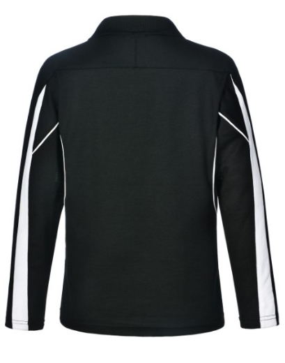 Picture of Winning Spirit Kids Celebrity Polo Shirt Long Sleeve 60% Cotton 40% CoolDry Polyester with breathable mesh panels