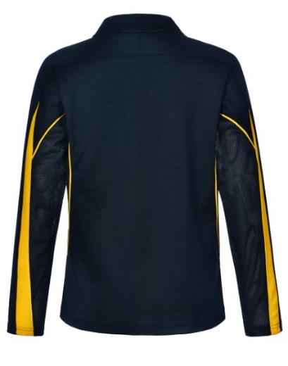 Picture of Winning Spirit Kids Celebrity Polo Shirt Long Sleeve 60% Cotton 40% CoolDry Polyester with breathable mesh panels