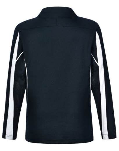 Picture of Winning Spirit Kids Celebrity Polo Shirt Long Sleeve 60% Cotton 40% CoolDry Polyester with breathable mesh panels