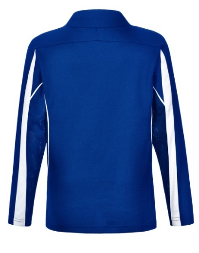 Picture of Winning Spirit Kids Celebrity Polo Shirt Long Sleeve 60% Cotton 40% CoolDry Polyester with breathable mesh panels