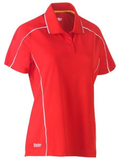 Picture of Bisley Ladies Cool Mesh polo with Reflective Piping