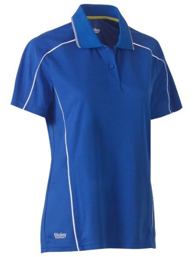 Picture of Bisley Ladies Cool Mesh polo with Reflective Piping