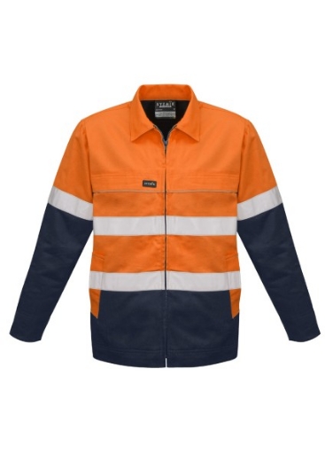 Picture of Syzmik Cotton Drill Jacket with 2 Hoop Reflective Tape