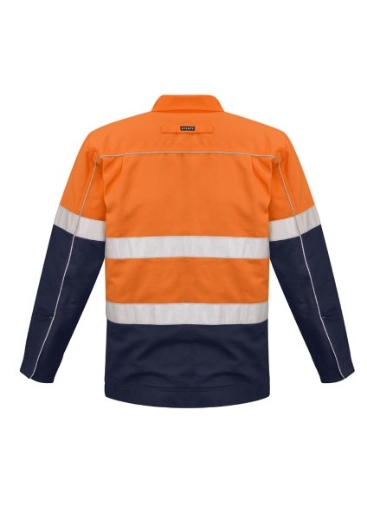 Picture of Syzmik Cotton Drill Jacket with 2 Hoop Reflective Tape