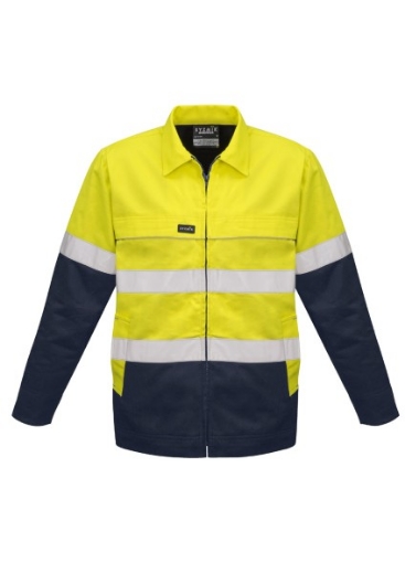 Picture of Syzmik Cotton Drill Jacket with 2 Hoop Reflective Tape