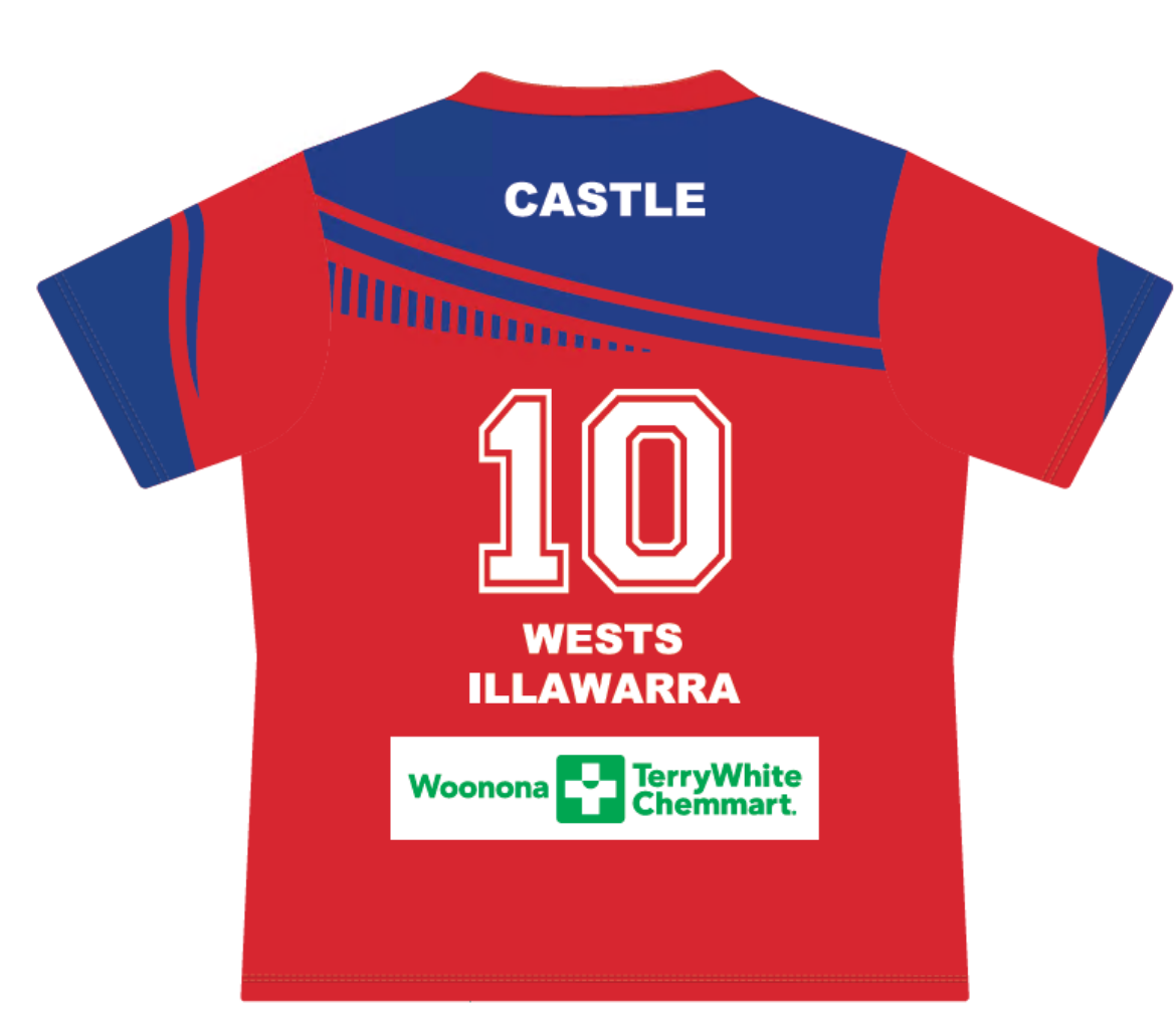 Picture of Sublimated Players T-shirts Adults Waffle Knit Including Name & Number