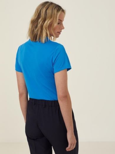 Picture of NNT Ladies Matt Jersey Twist Neck Short Sleeve Top