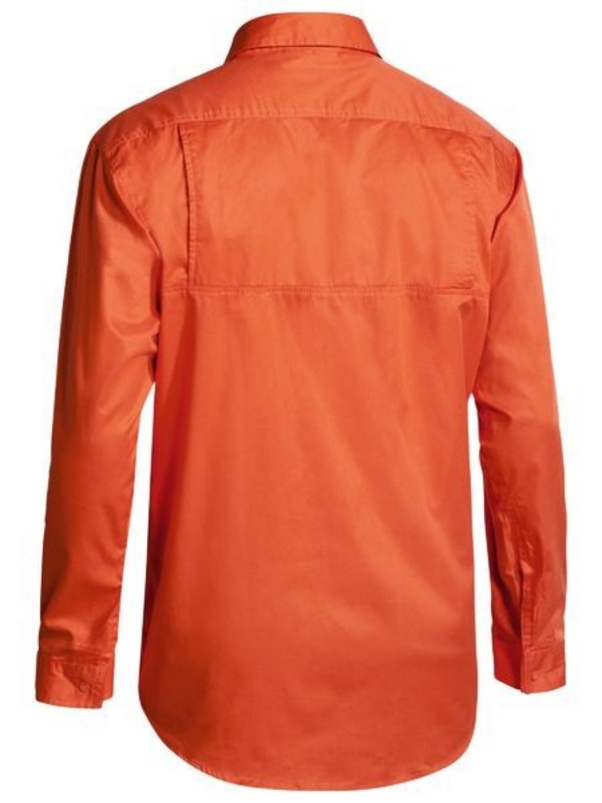 Picture of Bisley Hi Vis Cool Lightweight Drill Shirt