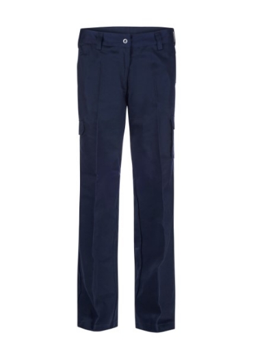 Picture of Work Craft Ladies Mid weight Cotton Drill Cargo Trouser