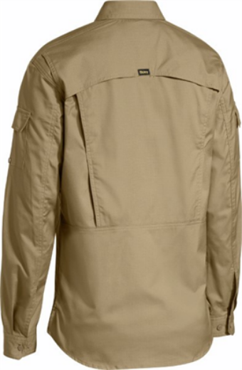 Picture of Bisley Ladies X Airflow Long Sleeve Work Shirt 100% Cotton Ripstop