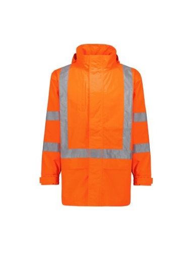 Picture of Syzmik Workwear Hi-Vis X Back Ultralite Waterproof Jacket