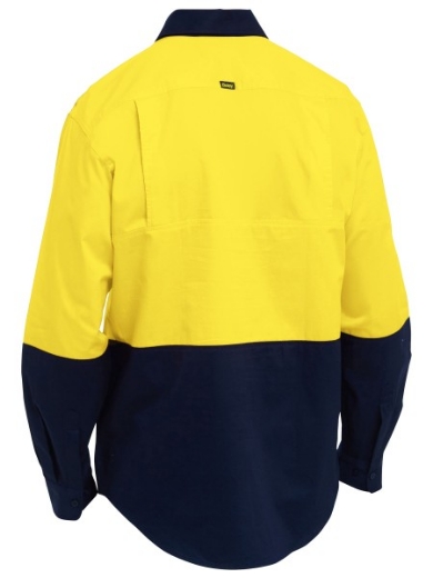 Picture of Bisley Hi Vis Cool Lightweight Drill Shirt