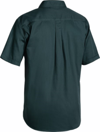 Picture of Bisley Cotton Drill Shirt Closed Front Short Sleeve