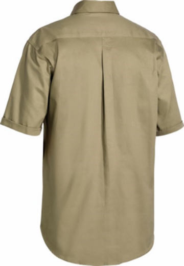 Picture of Bisley Cotton Drill Shirt Closed Front Short Sleeve