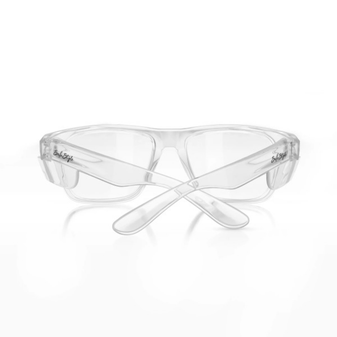 Picture of SafeStyle Fusion Clear Frame Clear Lens Safety Glasses
