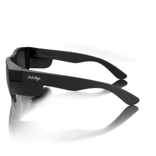 Picture of SafeStyle Fusions Matte Black Frame Polarised Lens Safety Glasses