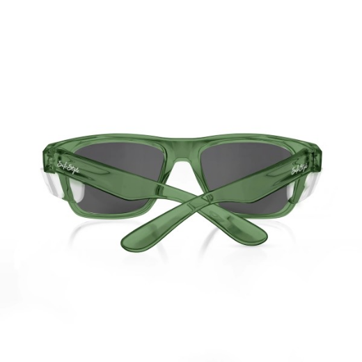 Picture of SafeStyle Fusions Green Flame Polarised Lens Safety Glasses