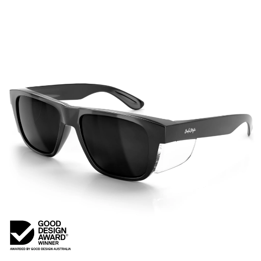 Picture of SafeStyle Fusions XL Black Frame Polarised Lens Safety Glasses