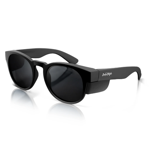Picture of SafeStyle Cruisers Matte Black Frame Polarised Lens Safety Glasses